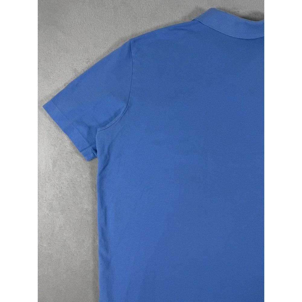 Polo Ralph Lauren Polo Shirt Mens XXL Blue Yellow Pony Pocket Short Sleeve Class
